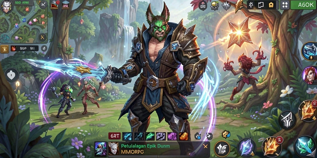 Gameplay seru dan interaktif di dunia 6RT yang menakjubkan.