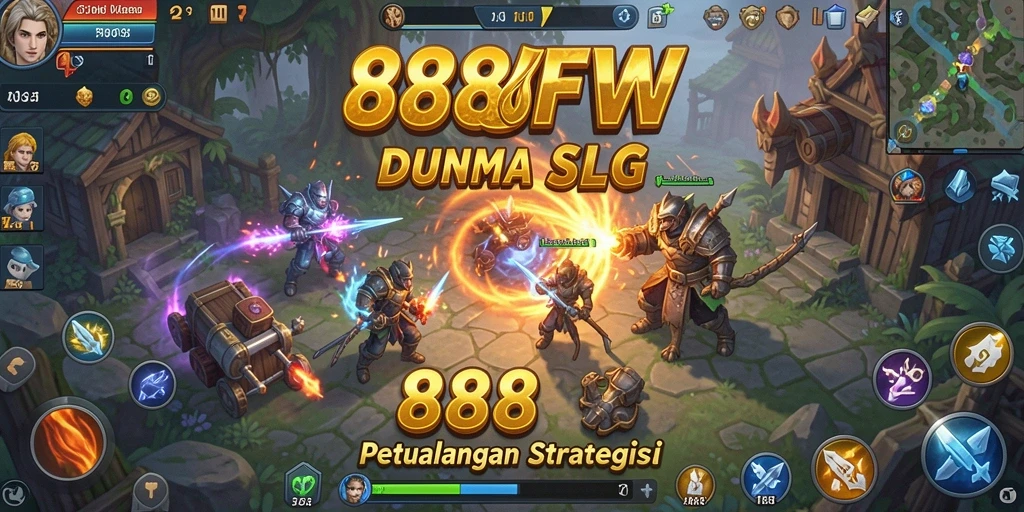 Tampilan dinamis gameplay strategis di 888FW.