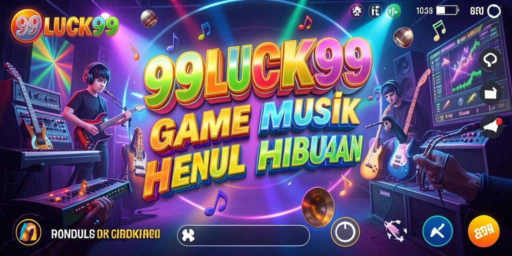 Tampilan gameplay seru dari 99LUCK99 dengan musik yang menggugah semangat.