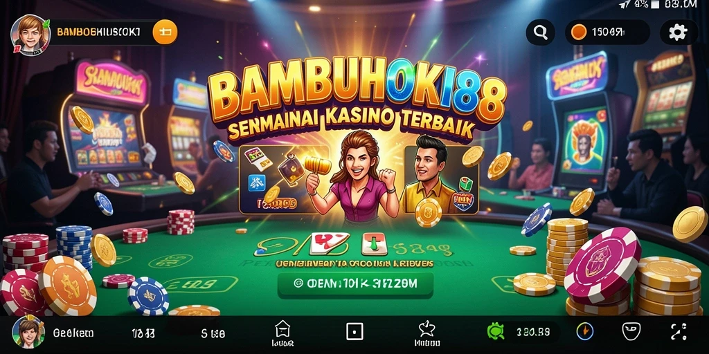 Tampilan gameplay Kasino yang mengasyikkan dari BAMBUHOKI88.