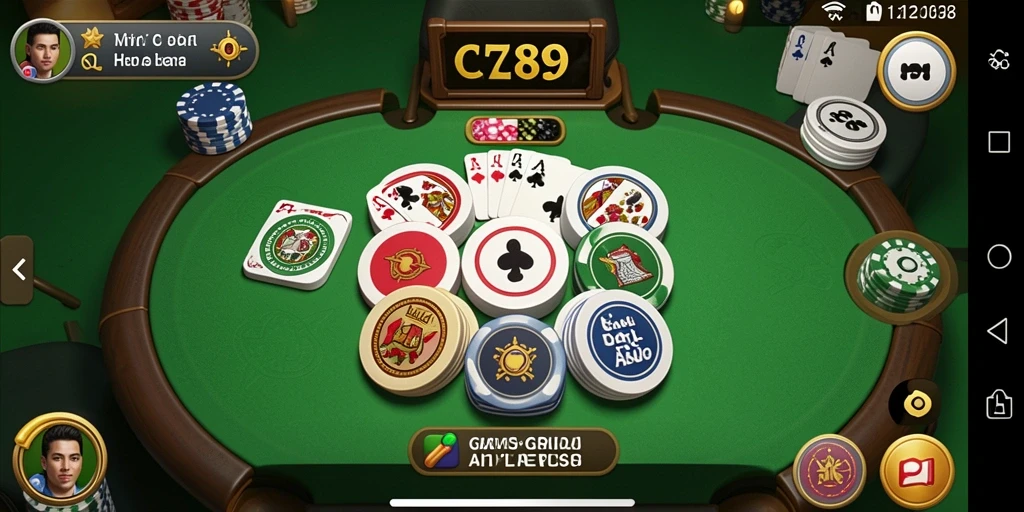 Tampilan gameplay Gaple yang mengasyikkan dan interaktif.
