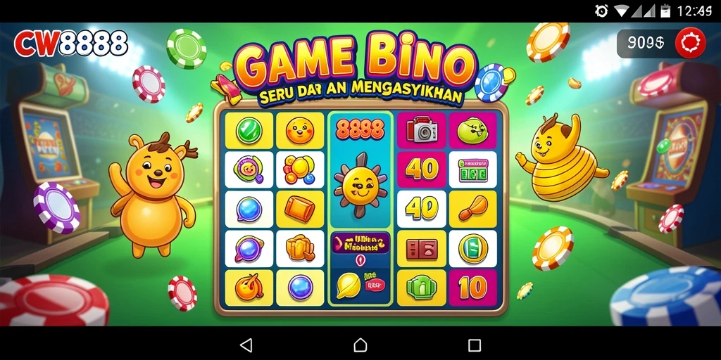 Tampilan gameplay Bingo yang seru dan interaktif di CW8888.