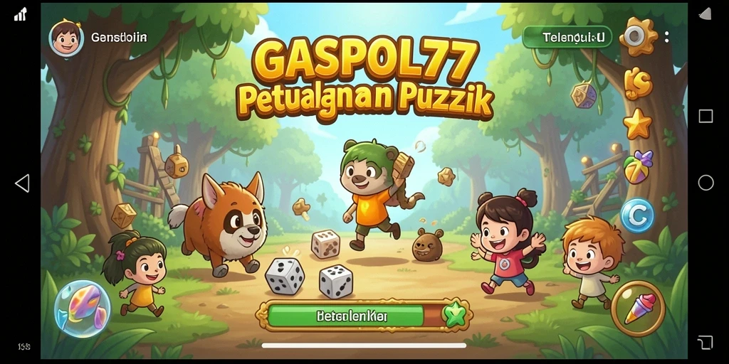 Tampilan gameplay yang menegangkan dan penuh strategi di GASPOL77.