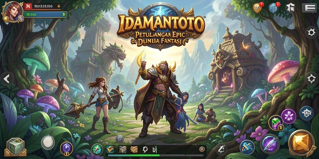 Tampilan gameplay ARPG yang seru dan menegangkan di IDAMANTOTO.