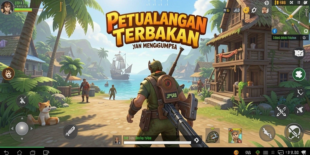 Menampilkan momen seru dalam dunia terbuka JPS88.