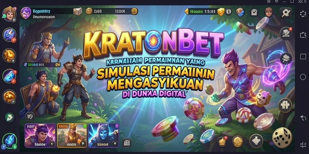 Screenshot gameplay KRATONBET yang menunjukkan keseruan simulasi.