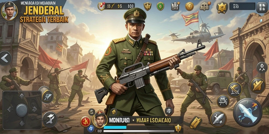 Tampilan gameplay MNDUIT dengan strategi yang mendebarkan.