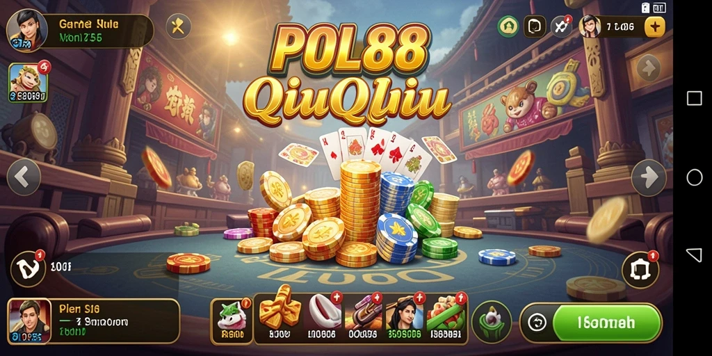 Tampilan gameplay QiuQiu yang seru dan menarik dari POL88.
