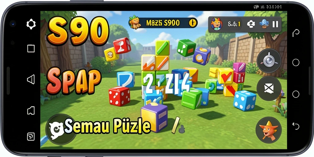 Tampilan gameplay S80 yang penuh warna dan menantang.