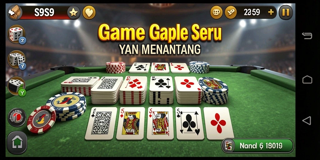 Tampilan gameplay seru dan menantang di S9S9.