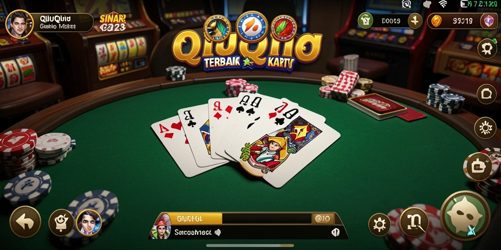 Tampilan gameplay QiuQiu yang seru dan asyik di SINAR123.