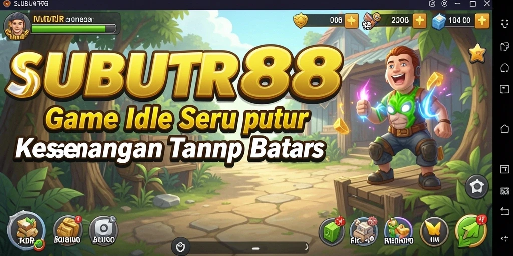 Tampilan menarik dari gameplay Idle SUBUR88 yang penuh warna.