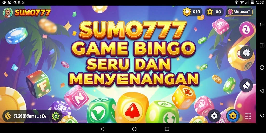 Screenshot main SUMO777 yang menunjukkan gameplay Bingo yang menarik.
