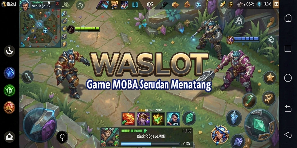 Tampilan gameplay seru dari <strong>WASLOT</strong> yang penuh aksi MOBA.